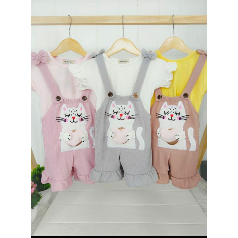 overall anak mi Amore size 1-3t