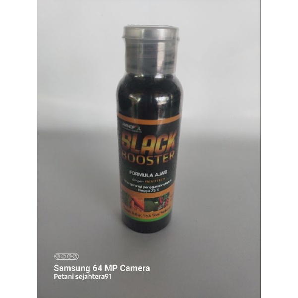 BLACK BOOSTER 100ml untuk 1 sak urea menghemat 2 sak , master booster , nano booster , pengirit pupu