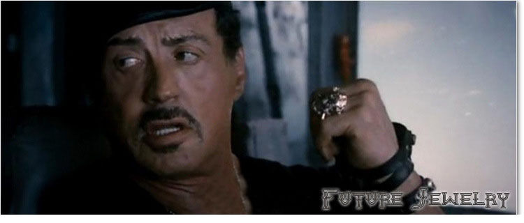 2023fashion Retro Stallone Tengkorak Kepala Cincin Perhiasan