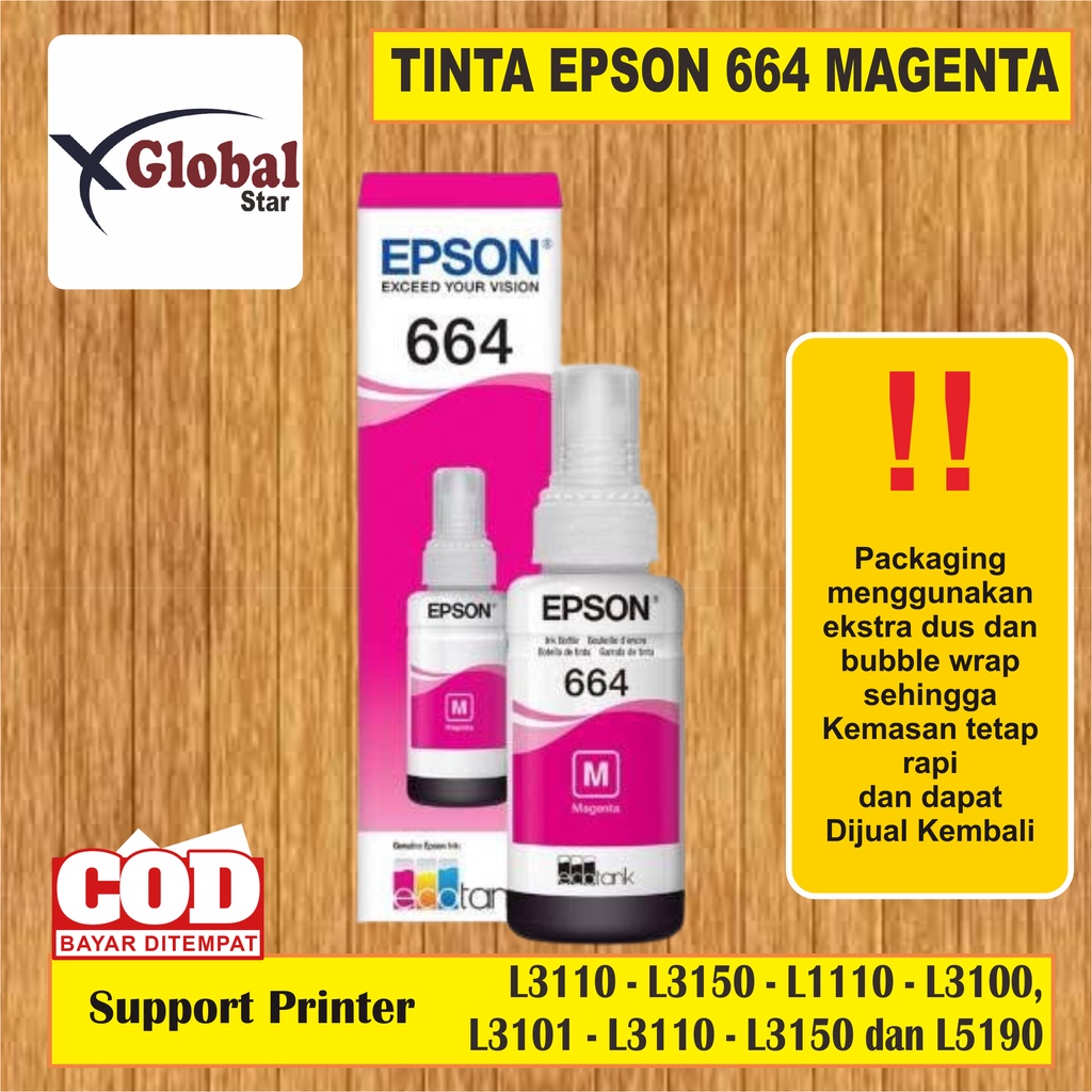 TINTA EPSON 664 PREMIUM(COMPATIBLE)