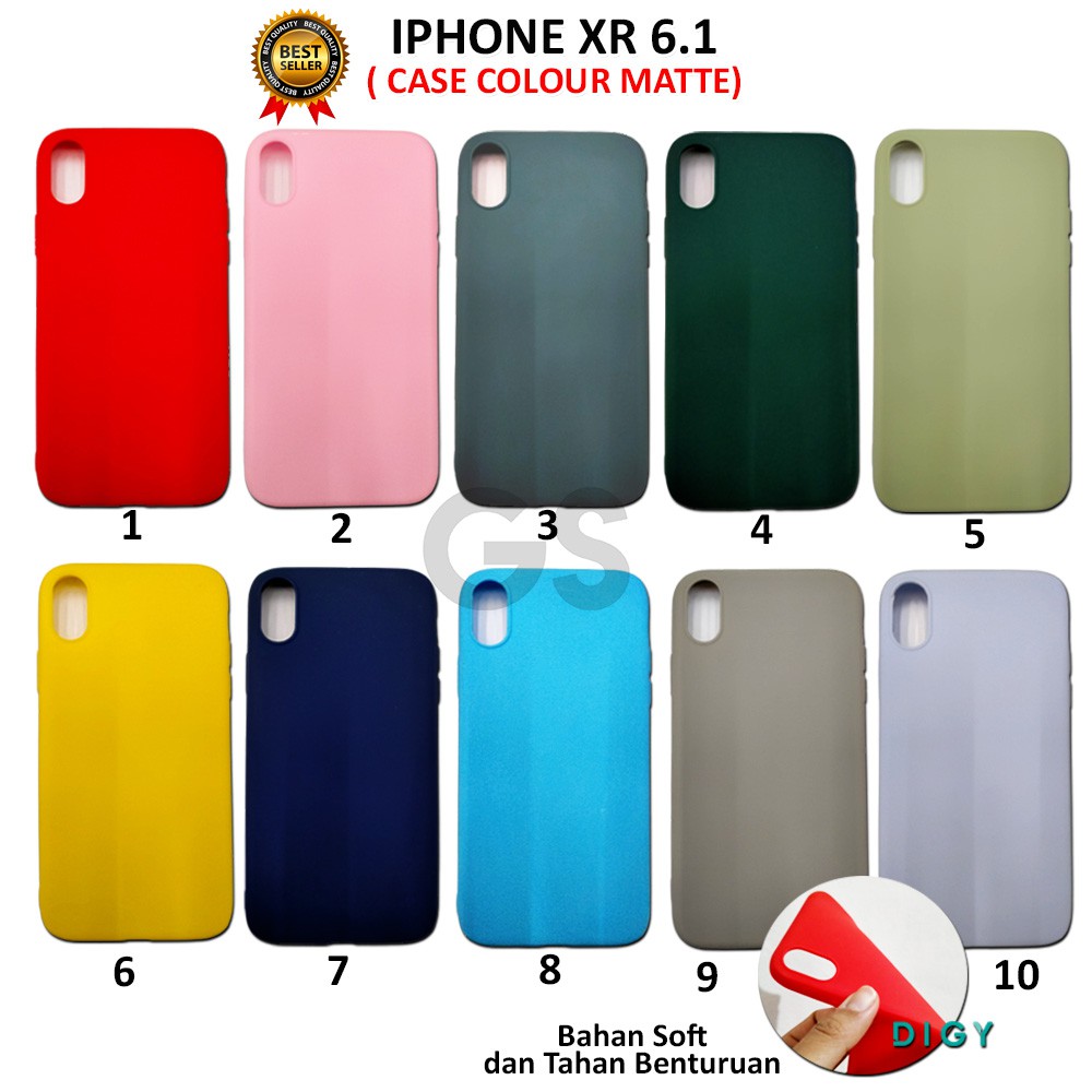 IPHONE 11 6.1   Softcase Color Matte Candy Color TPU Case Iphone