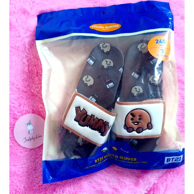 Official Slipper BT21 x Line Store BTS
