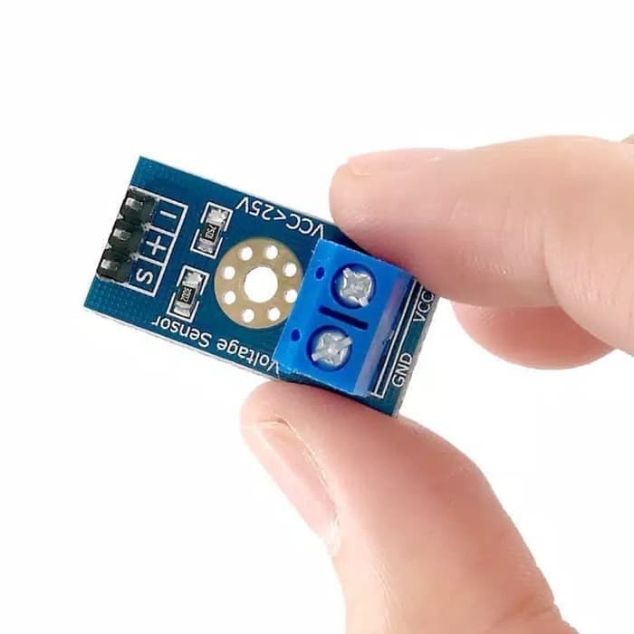 Sensor Tegangan Voltage DC 0-25v Pendeteksi Volt Arduino Raspberry Pi