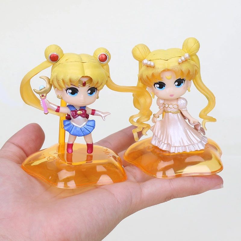 Figure Sailor Moon Q Version Pretty Angel Miniatur SailorMoon/Pajangan Sailor Moon