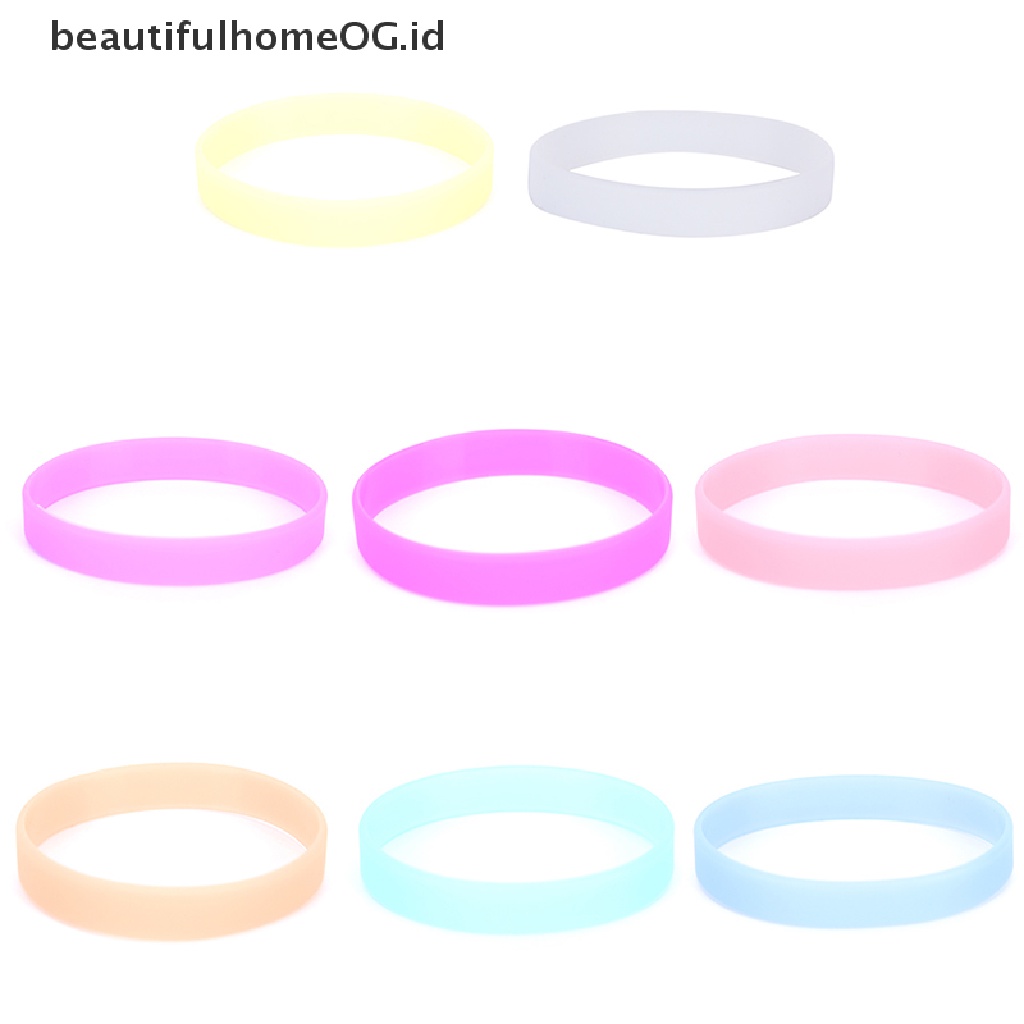 Gelang Bahan Karet Silikon Glow In The Dark