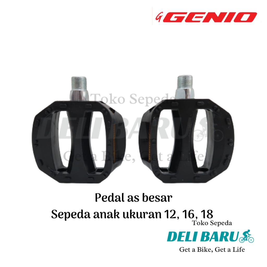 Genio Pedal as besar sepeda anak