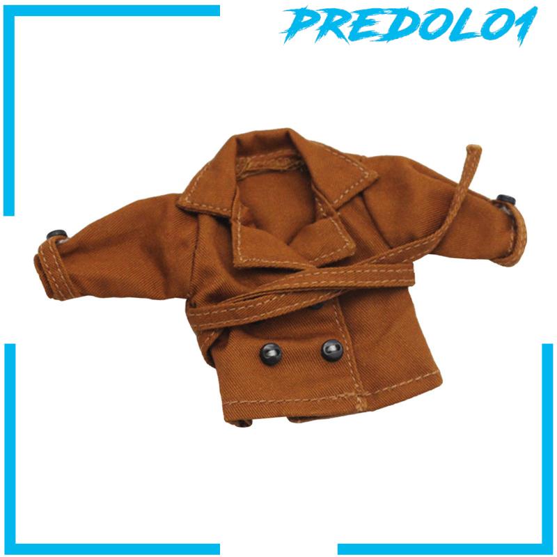 [PREDOLO1] Doll Outerwear Doll Accessories Doll Jacket Bodysuit for 1:12 BJD Doll