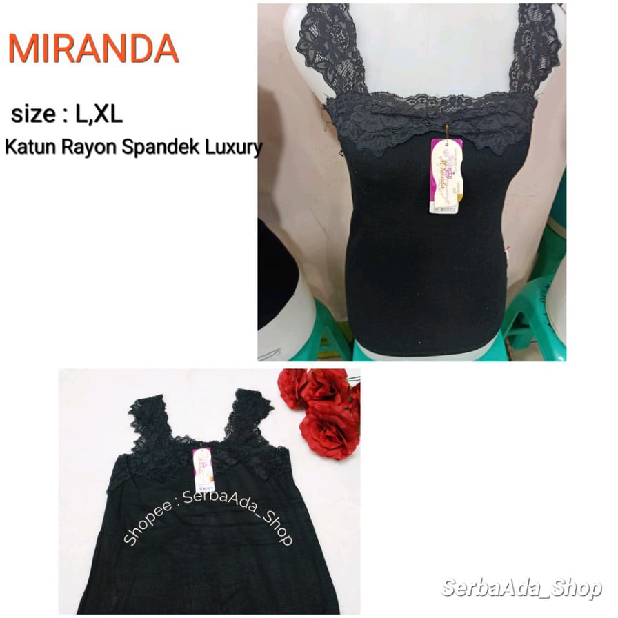 Miranda Camisol Renda 6769 Tengtop Cantik Size L - XL