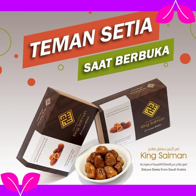 

Kurma Asli King Salman Manis Legit Bukan Kurma Sukari Premium [ BISA COD]