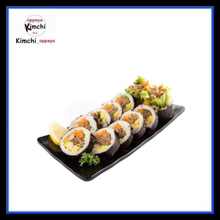 

Promo Kimbap Bulgogi Sushi Korea Enak Asli 10 Potong Makanan Instan Kaleng