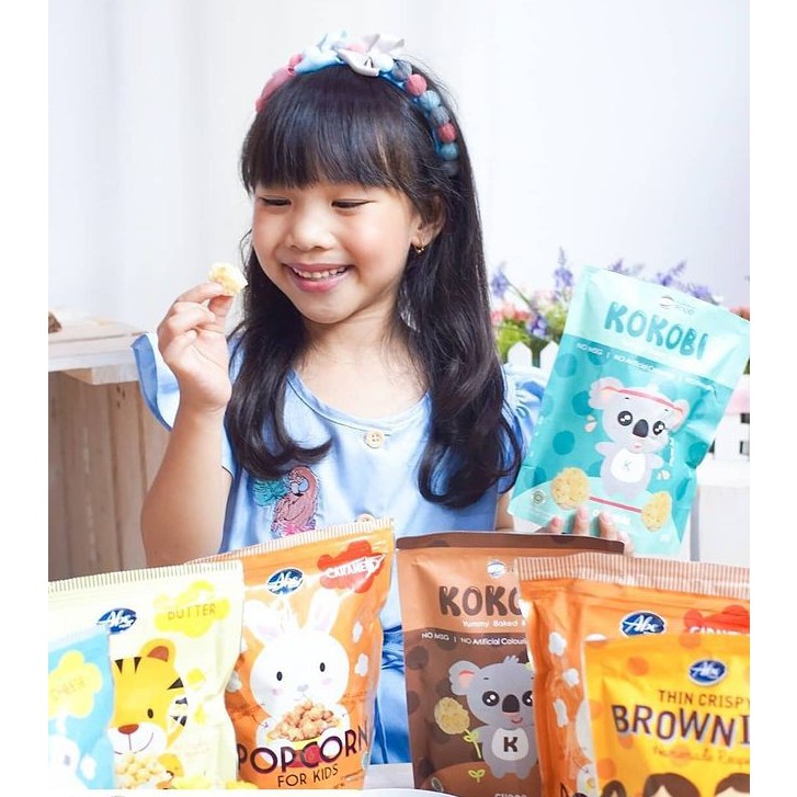 ABE FOOD KOKOBI BAKED RICE PUFF | BISKUIST BAYI ANAK SNACK CEMILAN SEHAT