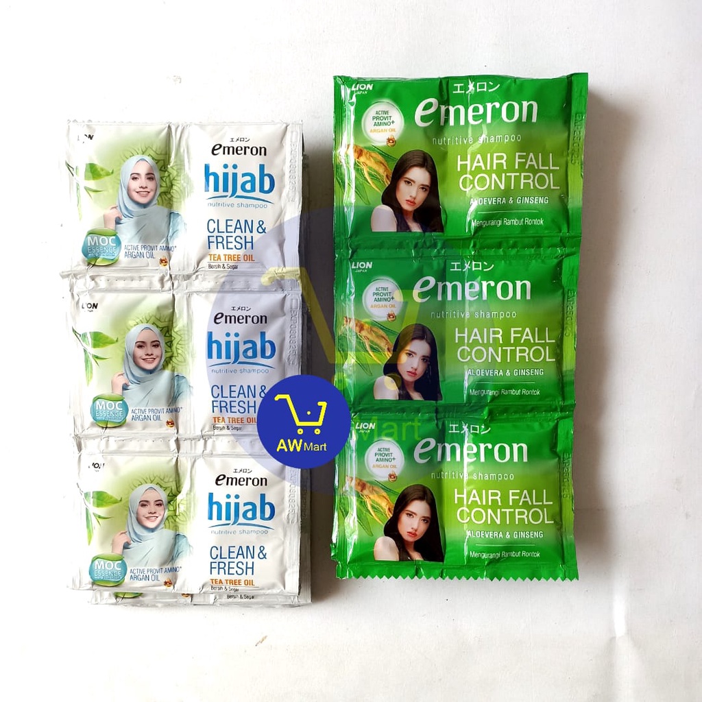 EMERON SHAMPOO RENCENG (ISI 12 SACHET X 10ML)