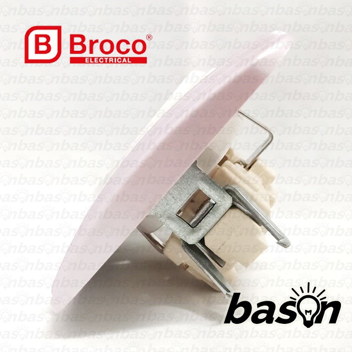 BROCO Galleo Pink / Merah Muda G151 | Socket Outlet - Stop Kontak