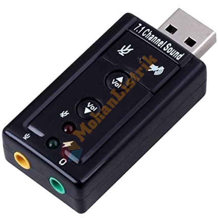 Soundcard Adapter USB Mini 7.1 Channel / Sound Card USB 7.1 External