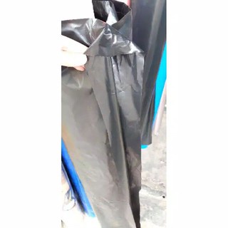Plastik PE Hitam Meteran Plastik Cor Tebal lebar 120cm (2 lapis) / Plastik Packing, Alas, Penutup, d