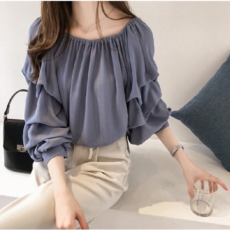 Los Lauren Blouse premium Import Wanita BJ08