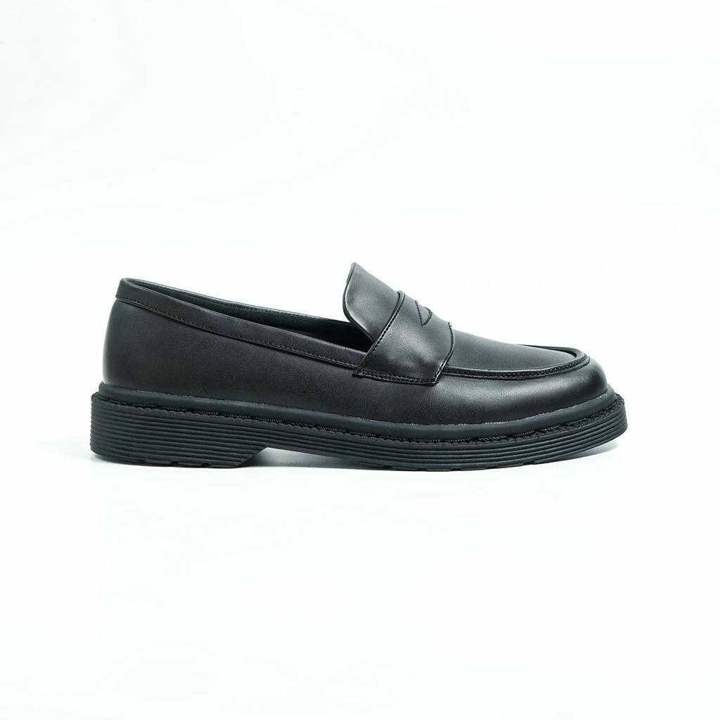 FLOYD BLACK |ManNeedMe x JACK| Sepatu Pantofel Pria Slip on Formal / Kantor / Pdh Loafers ORI