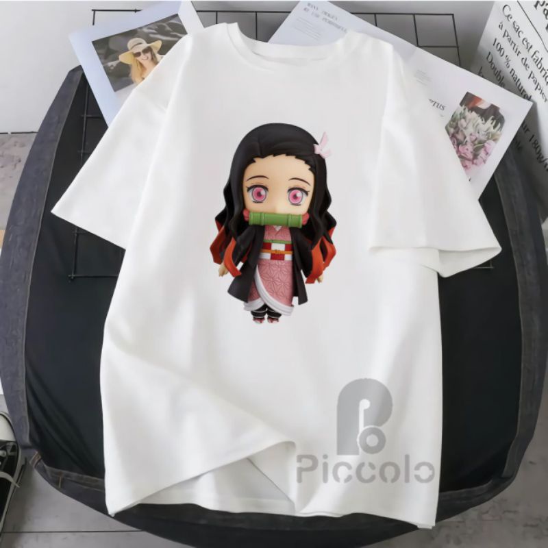 baju kaos anak anak Kitana Kimetsu No Yaiba / Baju Kaos Demon Slayer Nezuko Zenitsu t shirt