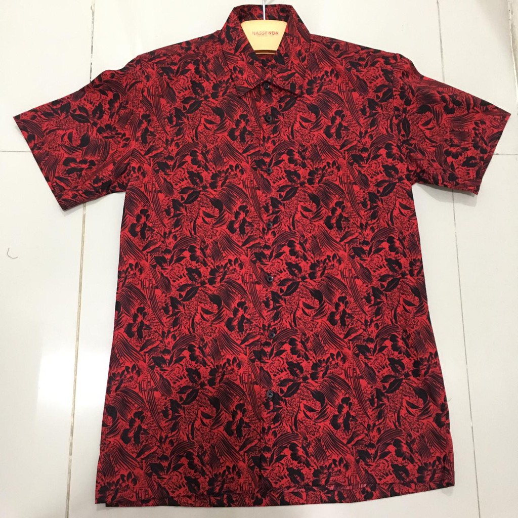 KEMEJA MAN HASSENDA / KEMEJA MOTIF / BAJU PRIA TRENDY BIG SIZE