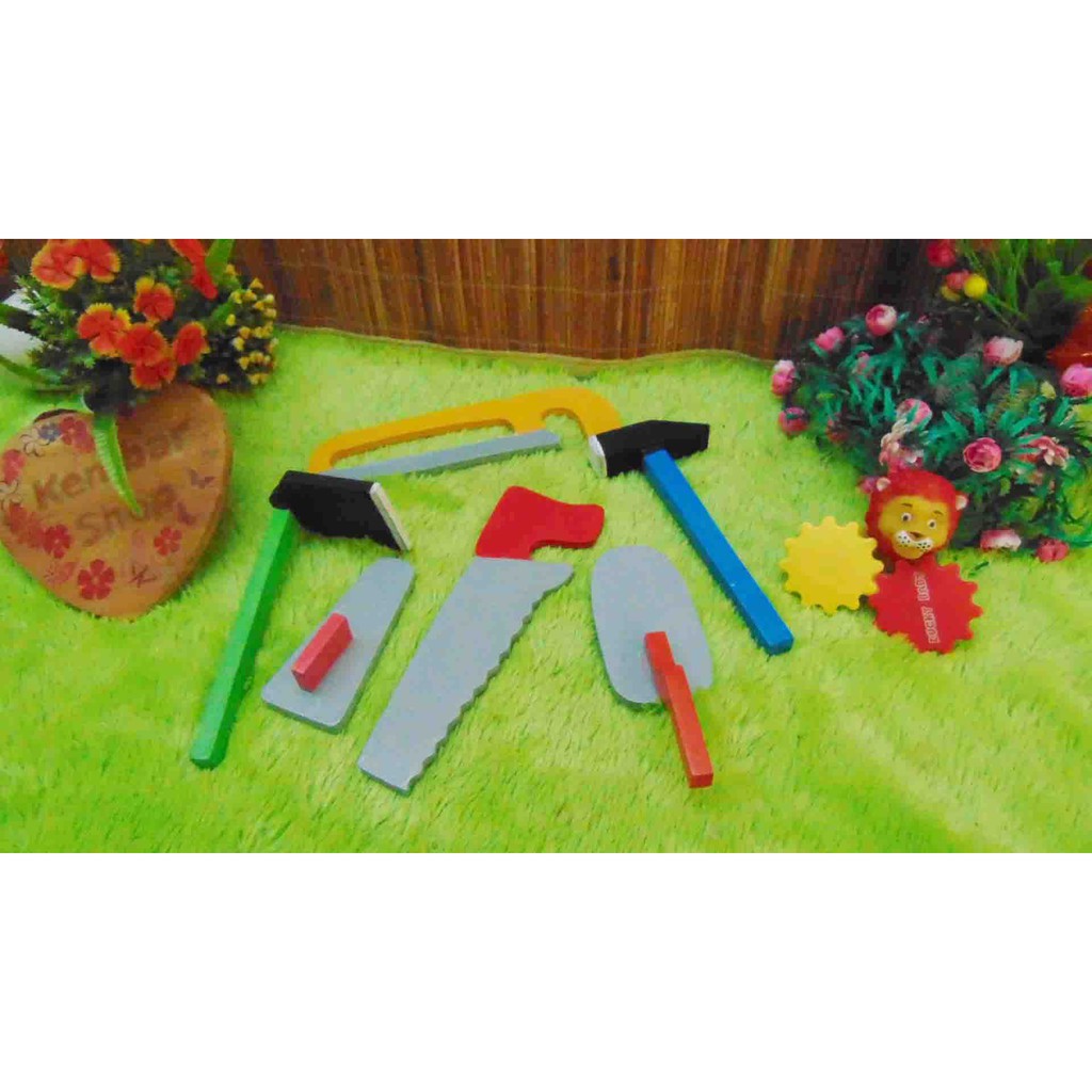APE-TKG Mainan Edukasi Alat Permainan Edukatif Anak APE Alat Tukang Batu Pertukangan