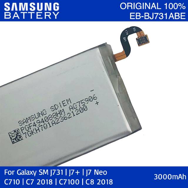 Baterai Batre Battery Samsung Galaxy J731 J7+ J7 Plus J7 Neo C7 2018 C8 2018 Original