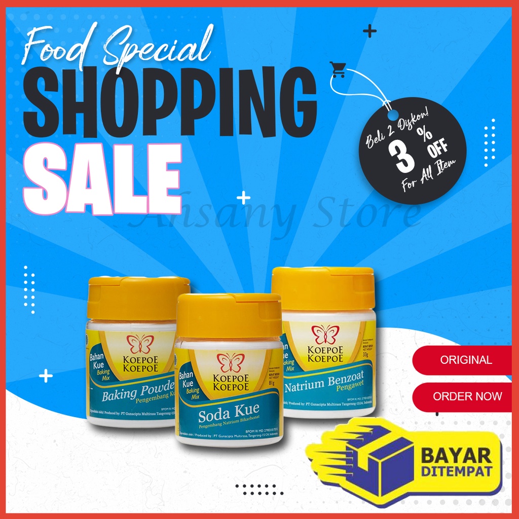 

Koepoe Koepoe Baking Powder Soda Pengembang Kue