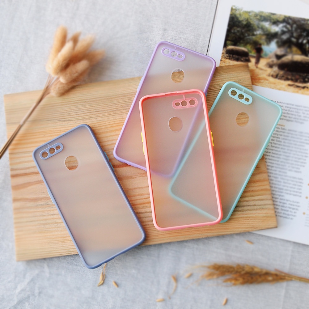 SOFTCASE OPPO A15 A3S A54 A7 A92 A9 2020 RENO 4 5 5F SOFTCASE MACARON CAMERA PROTECTOR