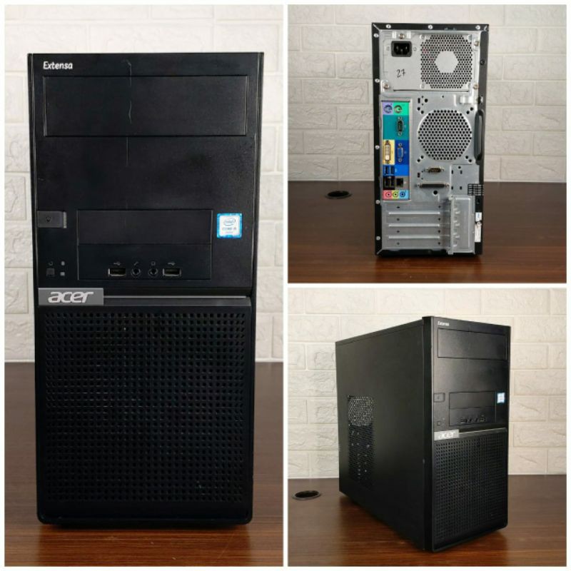 PC ACER EXTENSA M2710SERIES CORE I5 GEN6 RAM 8GB HDD 1TB MURAH SIAP PAKAI BERGARANSI