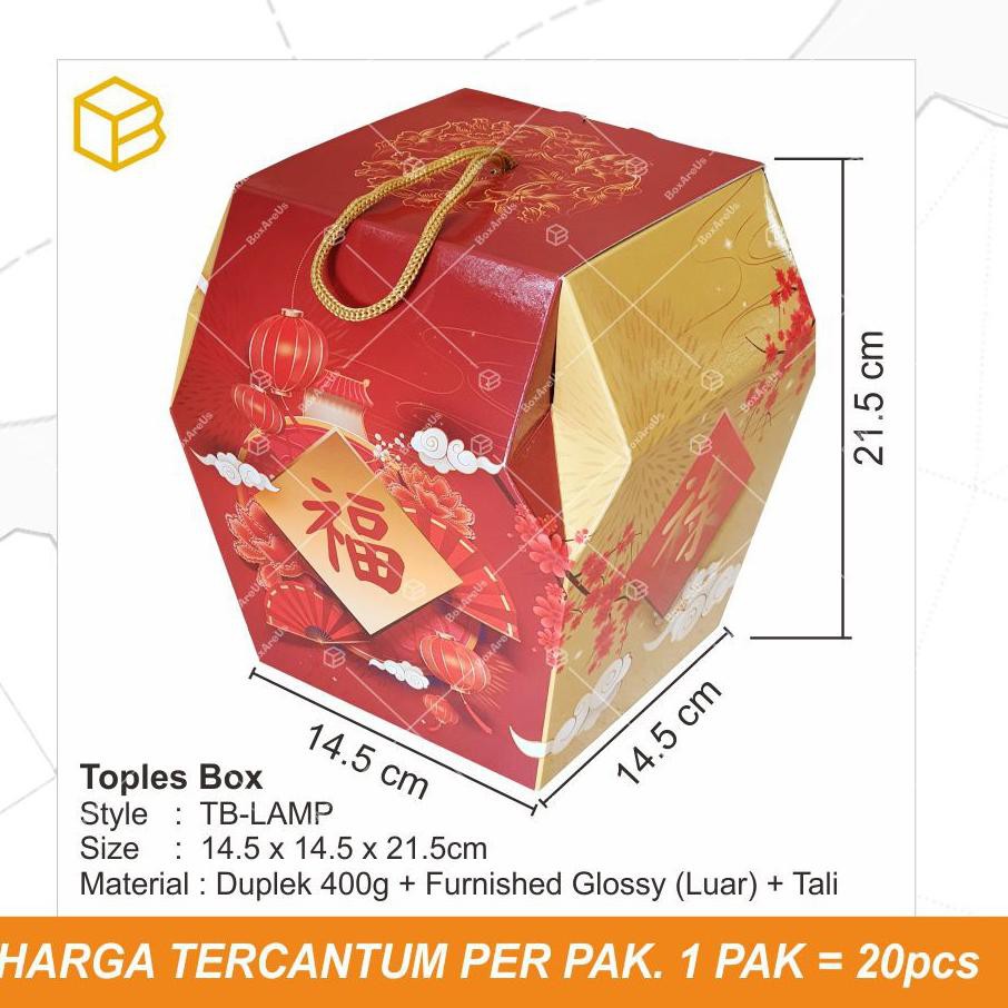 

Ad4 Banya4k,,Box Toples Kue Kering Packaging Imlek Sincia CNY Hampers Kemasan Cookies | TB-LAMP |ter