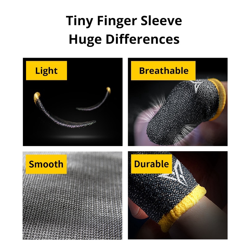 Flydigi Wasp Feelers 2 Finger Sleeve Sweat-Proof Finger Cover mobile phone tablet PUBG Game Touch Screen Thumb