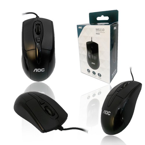 AOC MS110 Mouse Office Gaming USB-1600 DPI