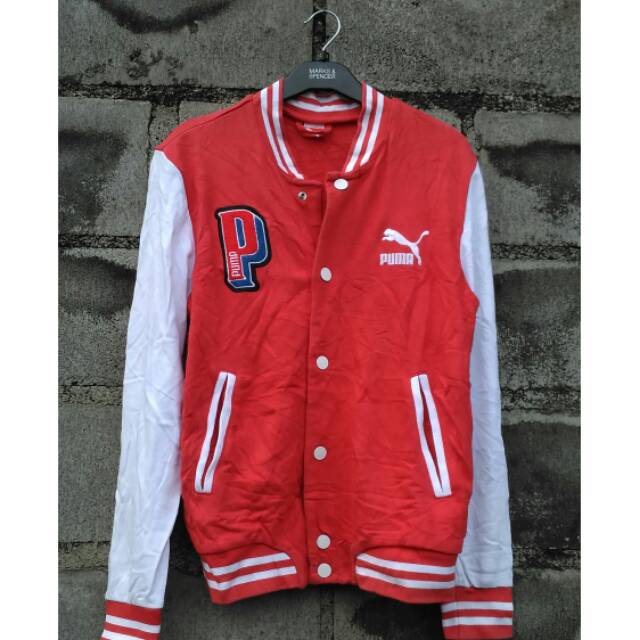 TrackTop / Jaket bomber baseball Puma original murah