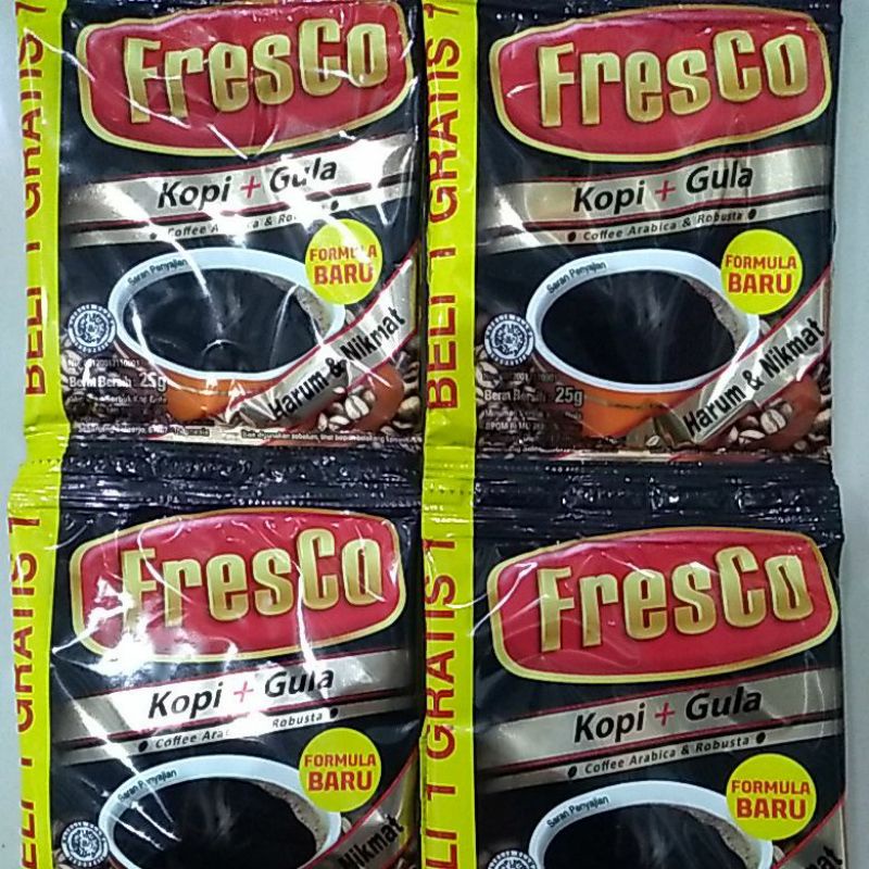 PROMO Fresco Kopi + Gula 1 renceng Promo isi 20 sachet