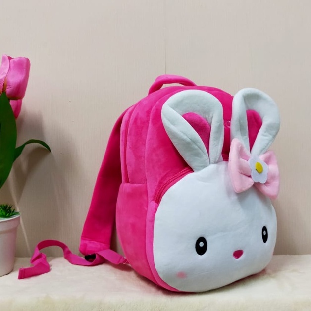 Tas Ransel Sekolah Anak SD Animal Kelinci Konggi Rabbit 2Rest L/Backpack/Tas Lucu Kado Ultah