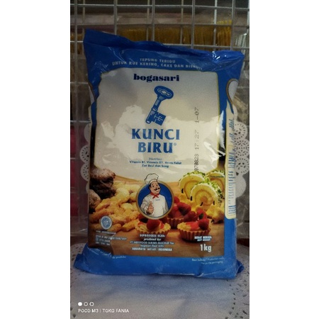 

Tepung Kunci biru premium 1kg