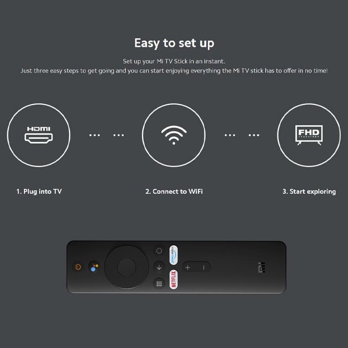 Xiaomi Mi TV Stick Full HD / 4K Android Smart Cast TV - GLOBAL VERSION