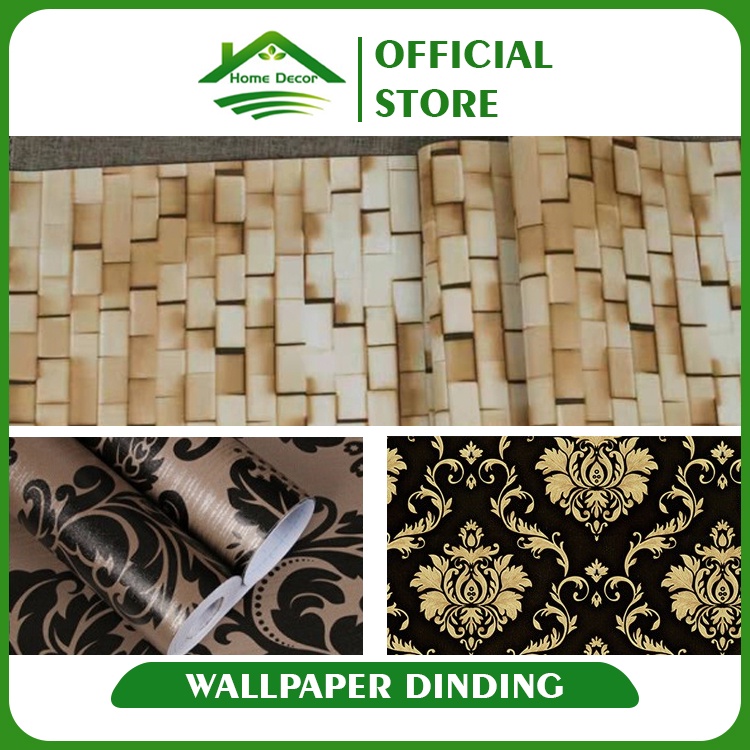 Wallpaper Dinding Batik Wallstiker 3D Stiker Dinding Aesthetic Kamar Tidur Wallstiker 45cmx10meter-3
