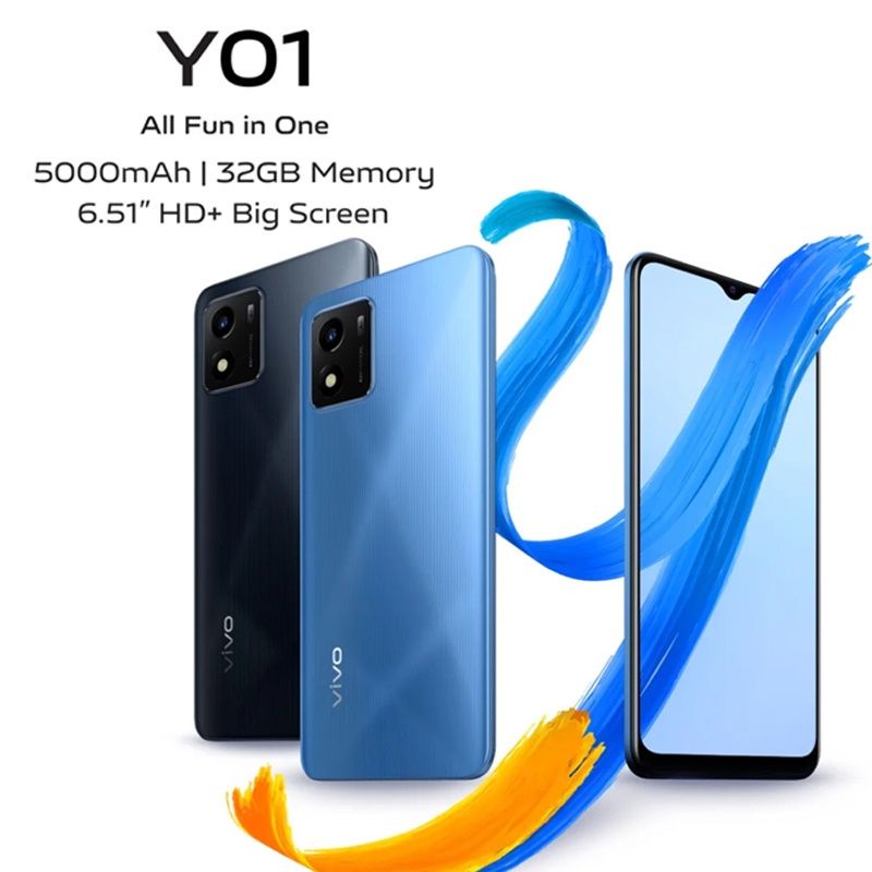 Hp vivo Y01 ram 2/32gb batrei 5000mah Baru segel resmi