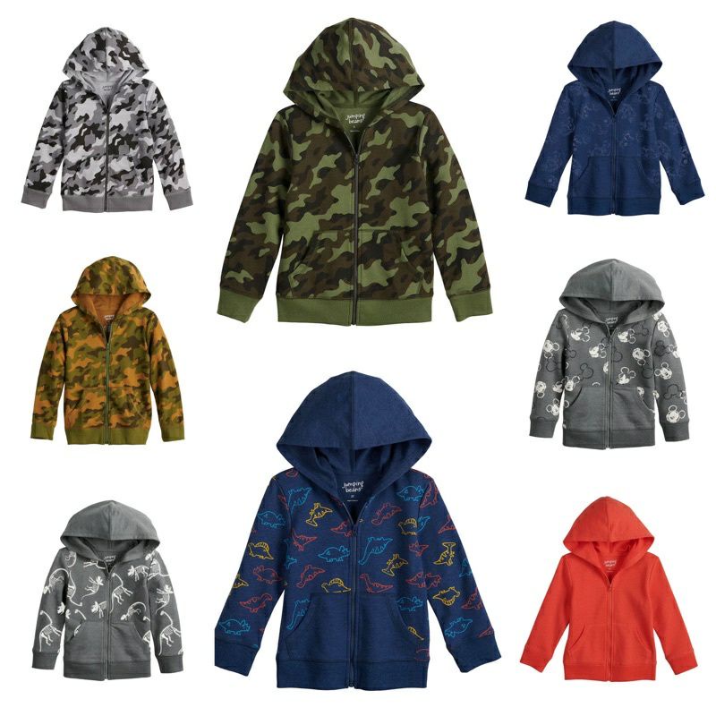 Jaket Hoodie Anak Laki Laki Jumping Beans 6-12t L119