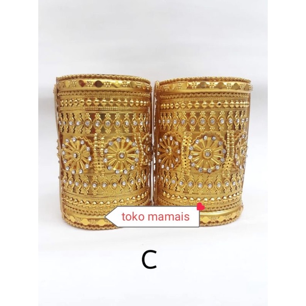 gelang penganten spasang motif panjang.