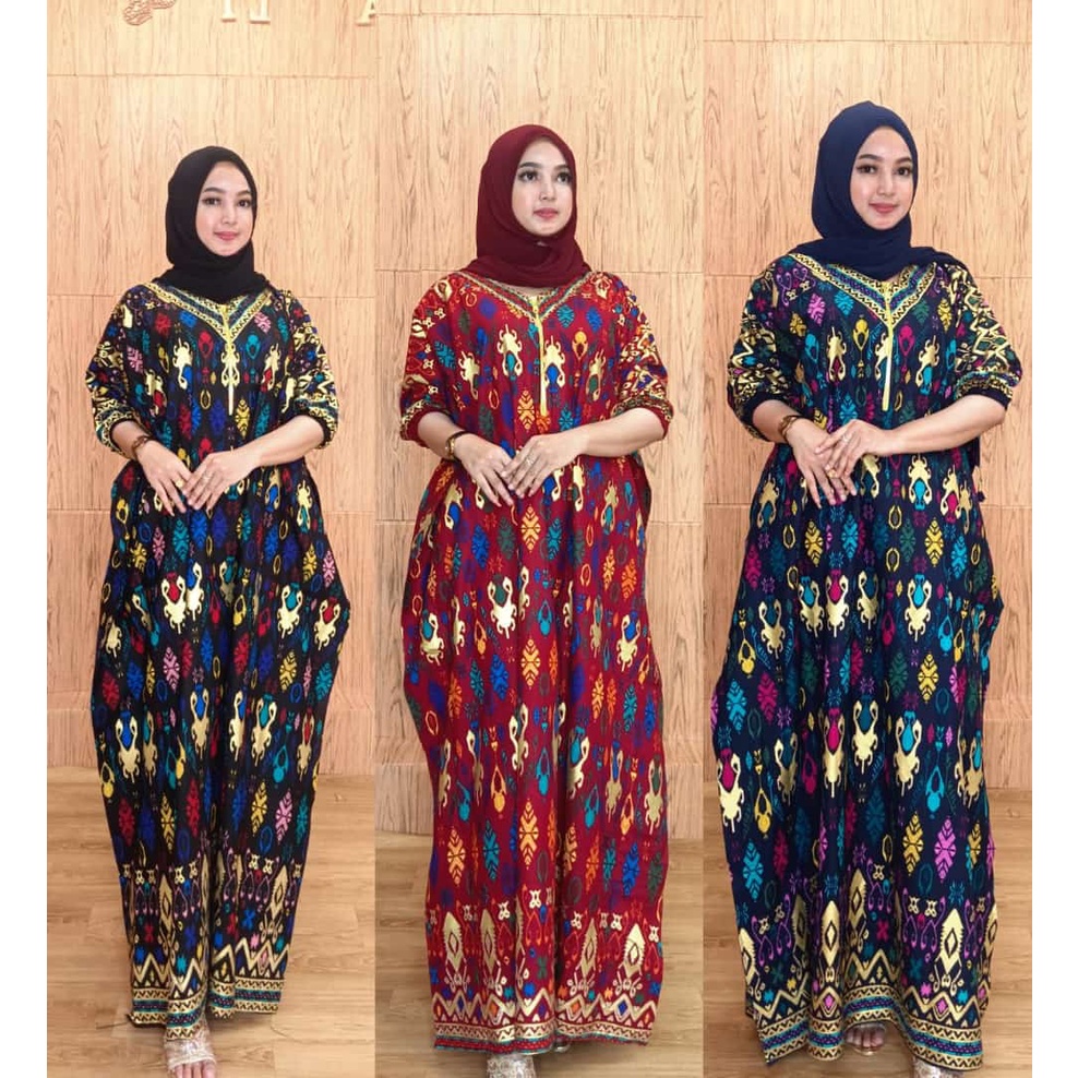 GAMIS INDIA KAFTAN MOTIF SONGKET