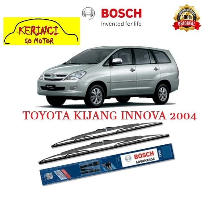 WIPER TOYOTA KIJANG INNOVA 2004 BOSCH ADVANTAGE 24&quot; &amp; 16&quot; SEPASANG