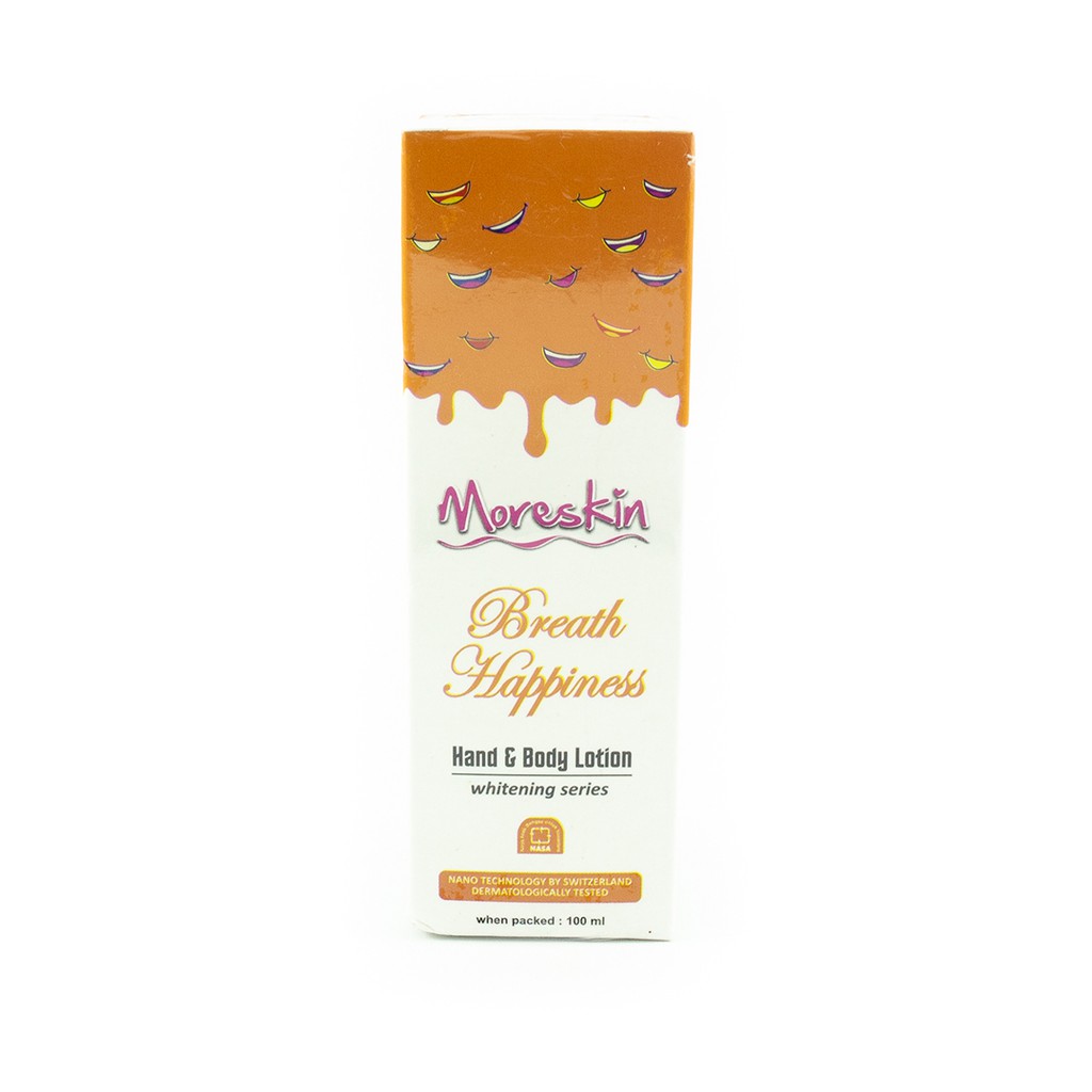 MORESKIN HAND AND BODY LOTION BREATH HAPPINES Original PEMUTIH KULIT BODY LOTION