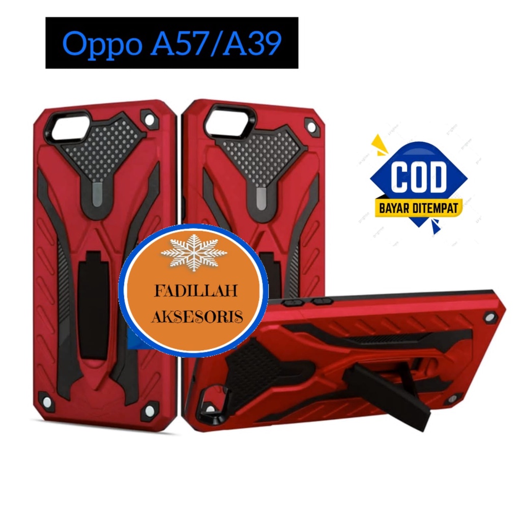 Casing / Case HP For OPPO A39 / OPPO A57 Hardcase Armor Terbaru Case HardCase Phantom Robot Kick Sta