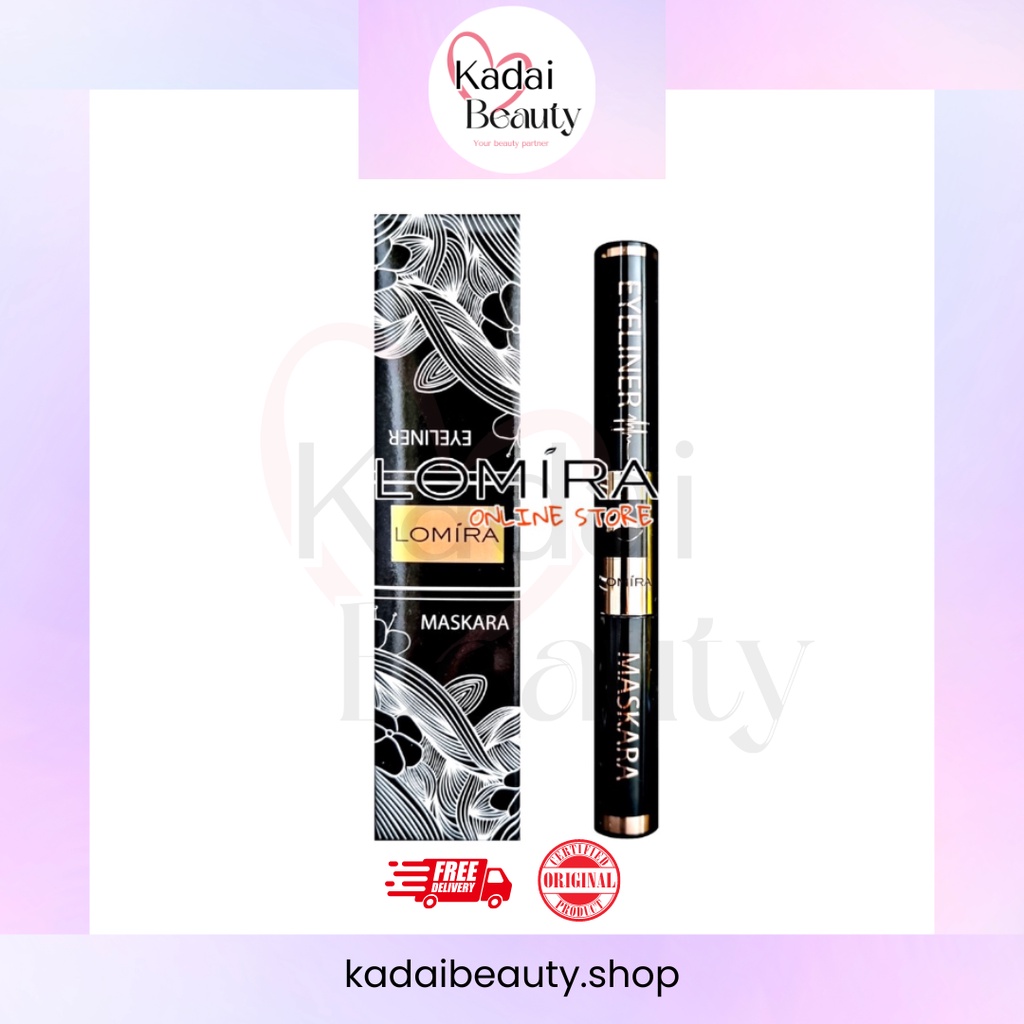 LOMIRA 2 in 1 Mascara & Eyeliner Waterproof