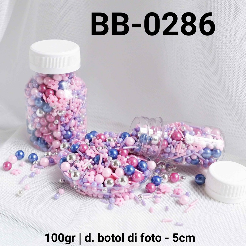 

BB-0286 Sprinkles sprinkle springkel 100gr mutiara bunga pink ungu yamama baking grosir murah sprinkles cake dekorasi mutiara trimit decoration story sprinklestory sprinklesstory sprinkle story yamama baking