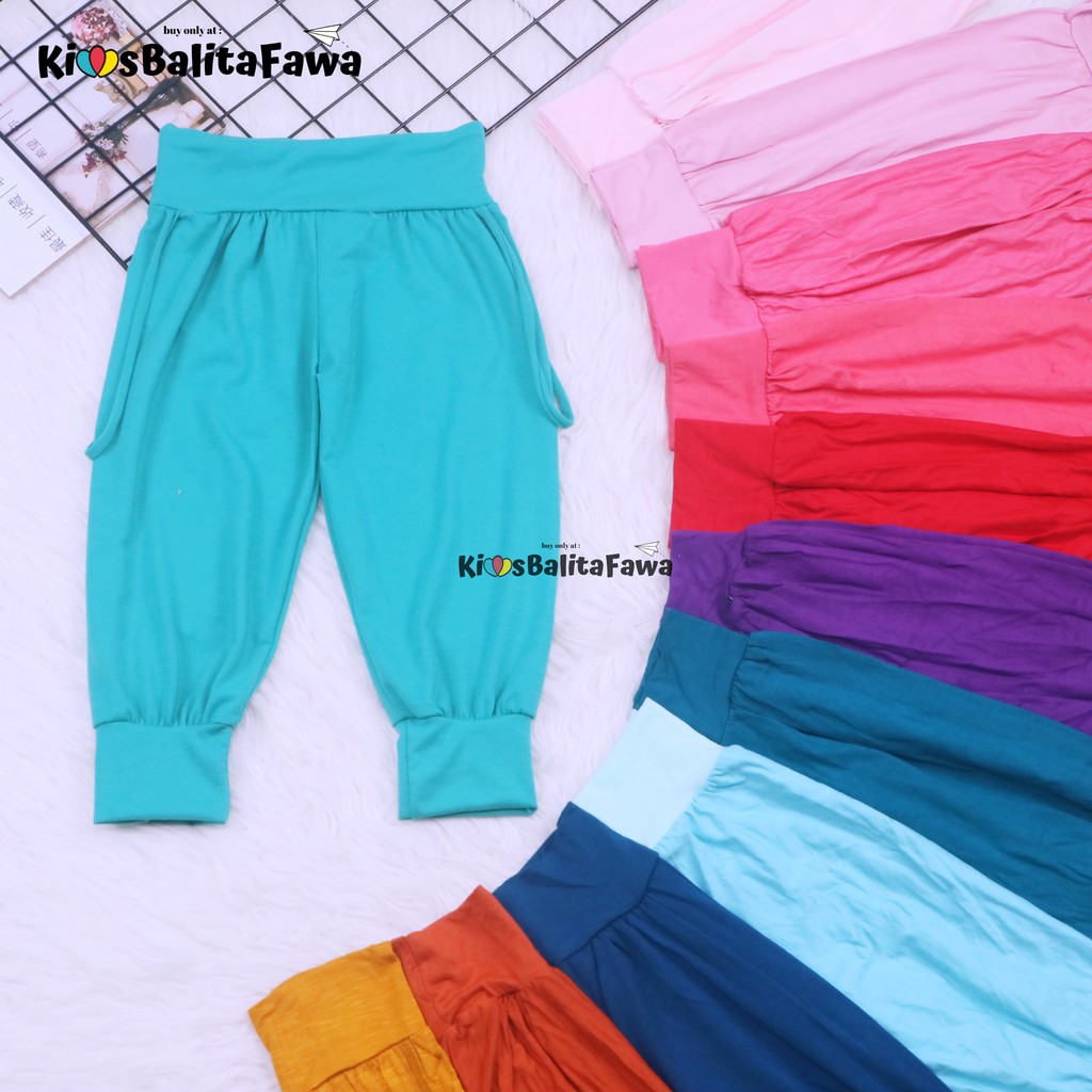 Aladin Polos Uk Bayi-12 Tahun / Celana Harian Anak Perempuan Cewek Panjang Baby Pants Bawahan Murah babycinnamon