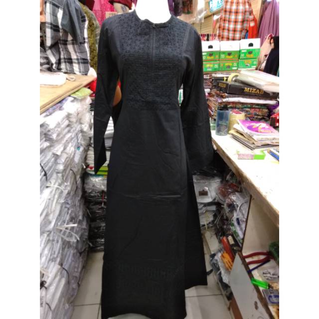 Gamis hitam wanita/perlengkapan haji dan umroh /ihrom wanita