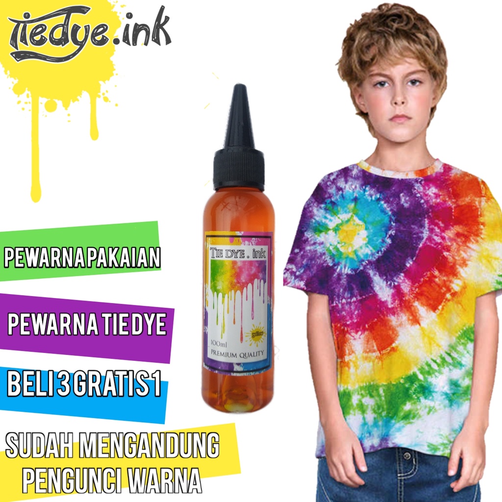 PROMO CUCI GUDANG SHOPEE Pewarna kaos pakaian hoodie jaket kain kuning termurah