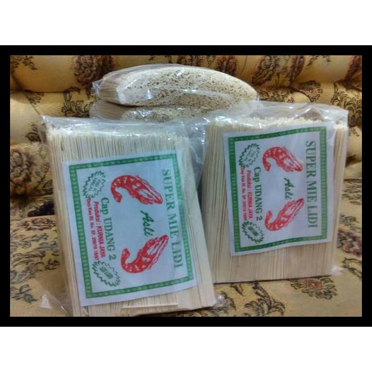 

Super Mie Lidi Mentah 500 Gram Cap Udang 2 Ukuran Kecil Promo